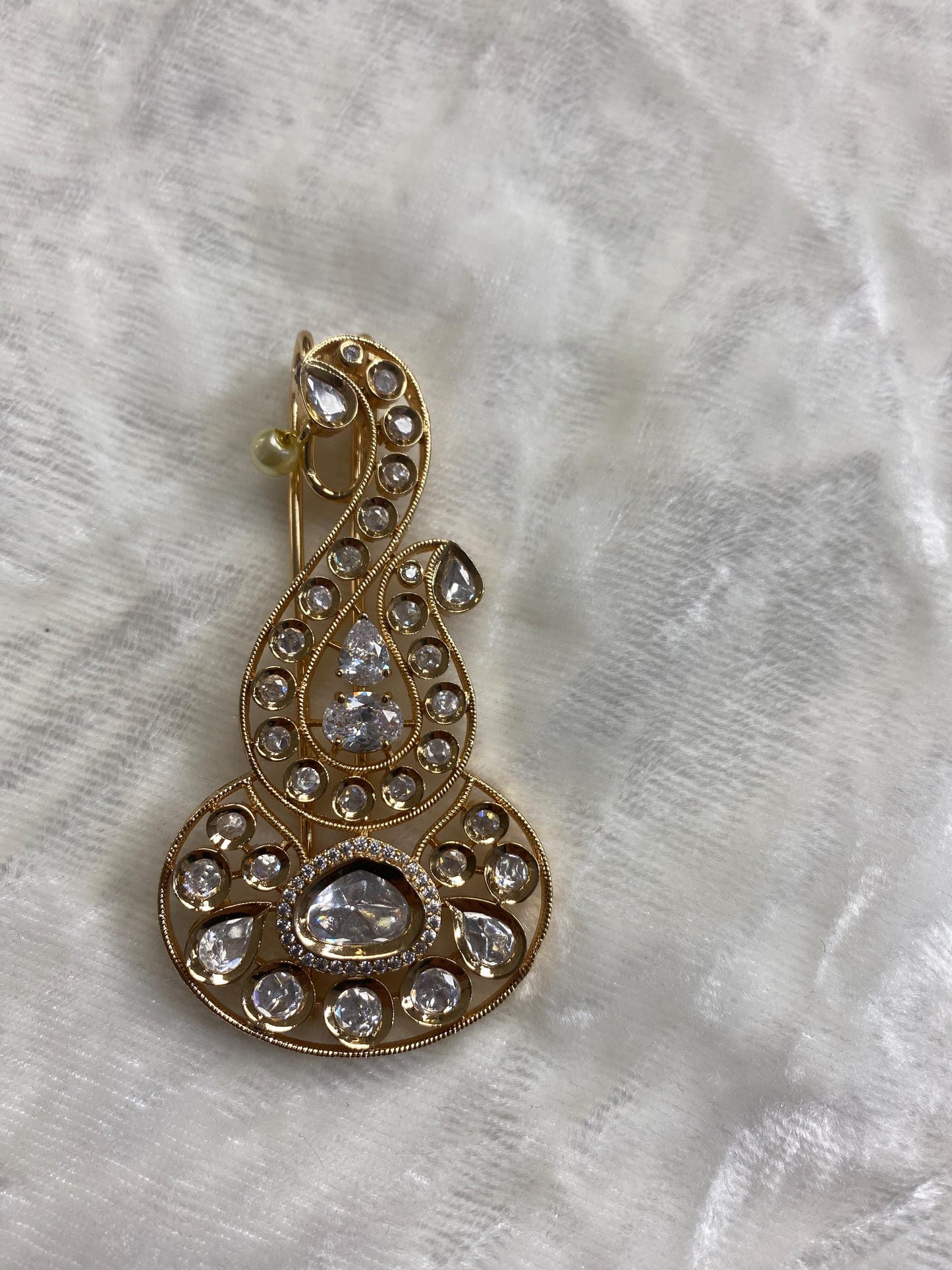 Golden Indian Groom Wedding Accessories-  Kalangi/Kalgi for Men's Safa/Groom Pagdi