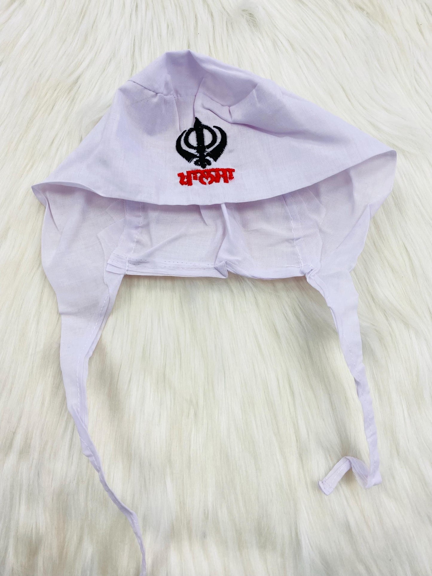 Sikh Patka for Kids with Khanda Sign | Newborn to 3–4 Years