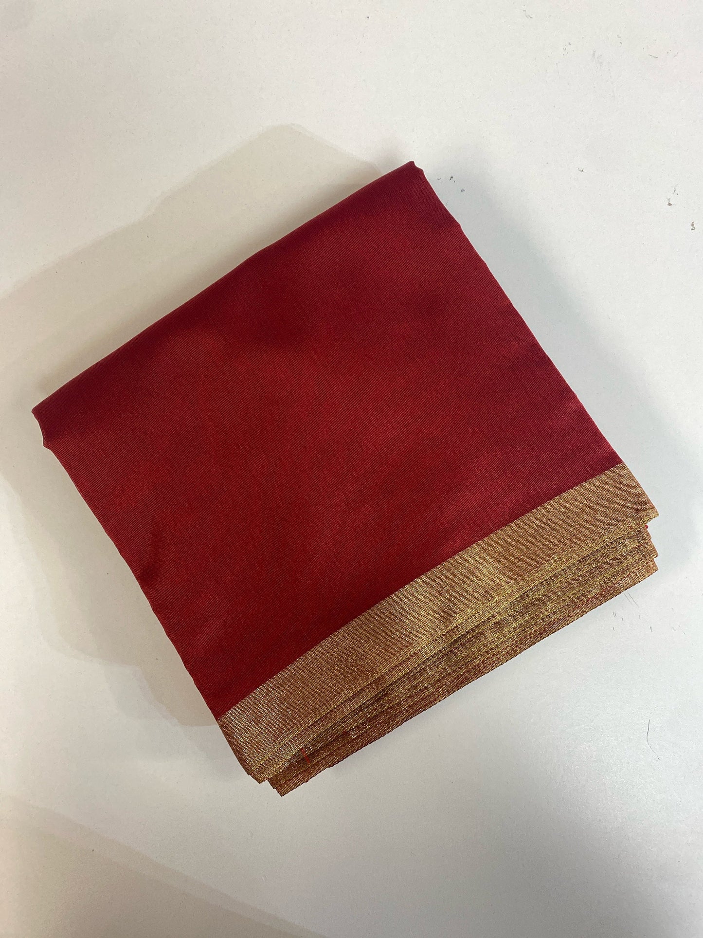 Men's Traditional Turban Fabric/Safa/Pagdi/Pheta Cloth (Maroon) for Barati/Groom/Social Occasion