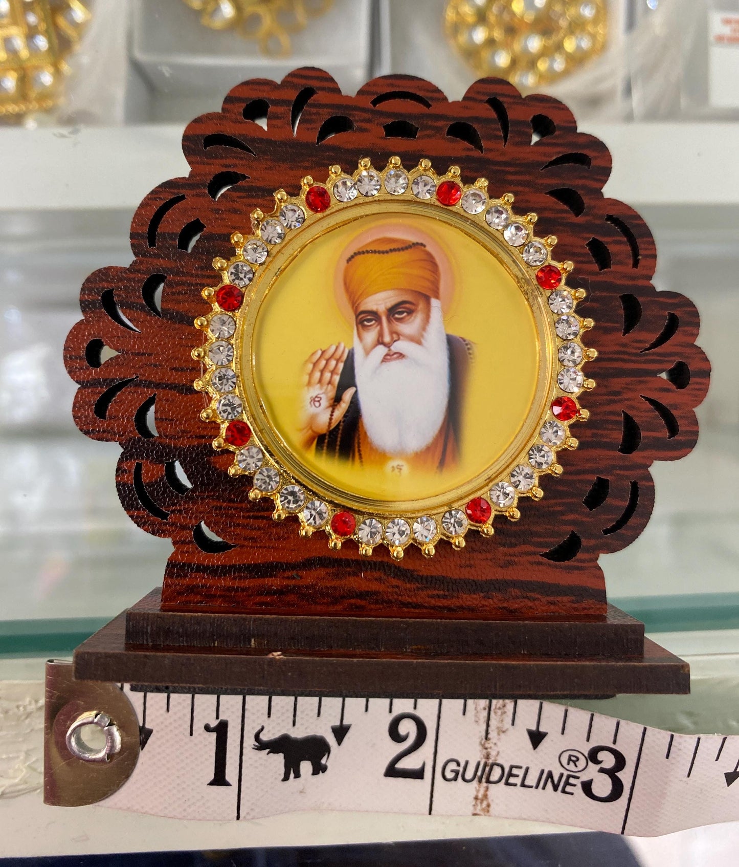 Wood Car/Truck/Office Dashboard/TableTop Display Accessories II Religious/Sikh item