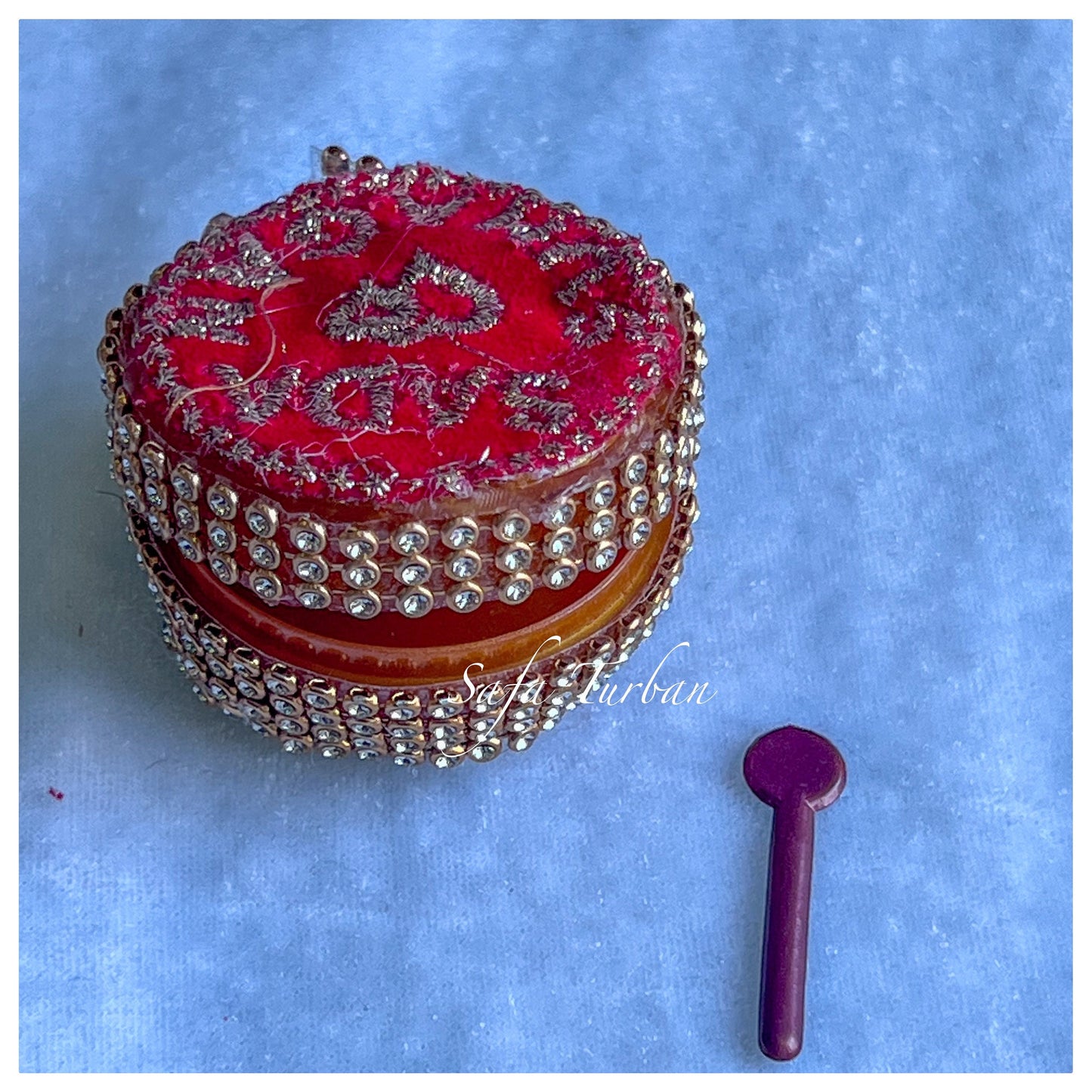 Wedding Accessories- Beautiful Handcrafted Gifting Sindoor Dibbi | Handcrafted Sindor Box