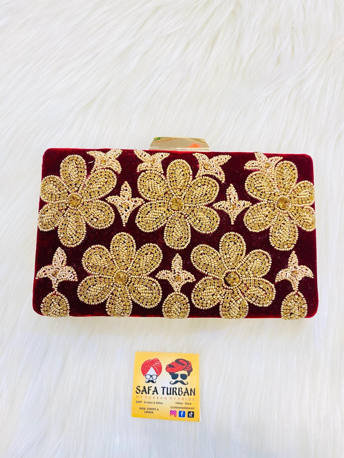 Beautiful Velvet Handwork bling box clutch, clutch, wedding purse, embroidery purse, clutches, detachable chain sling strap