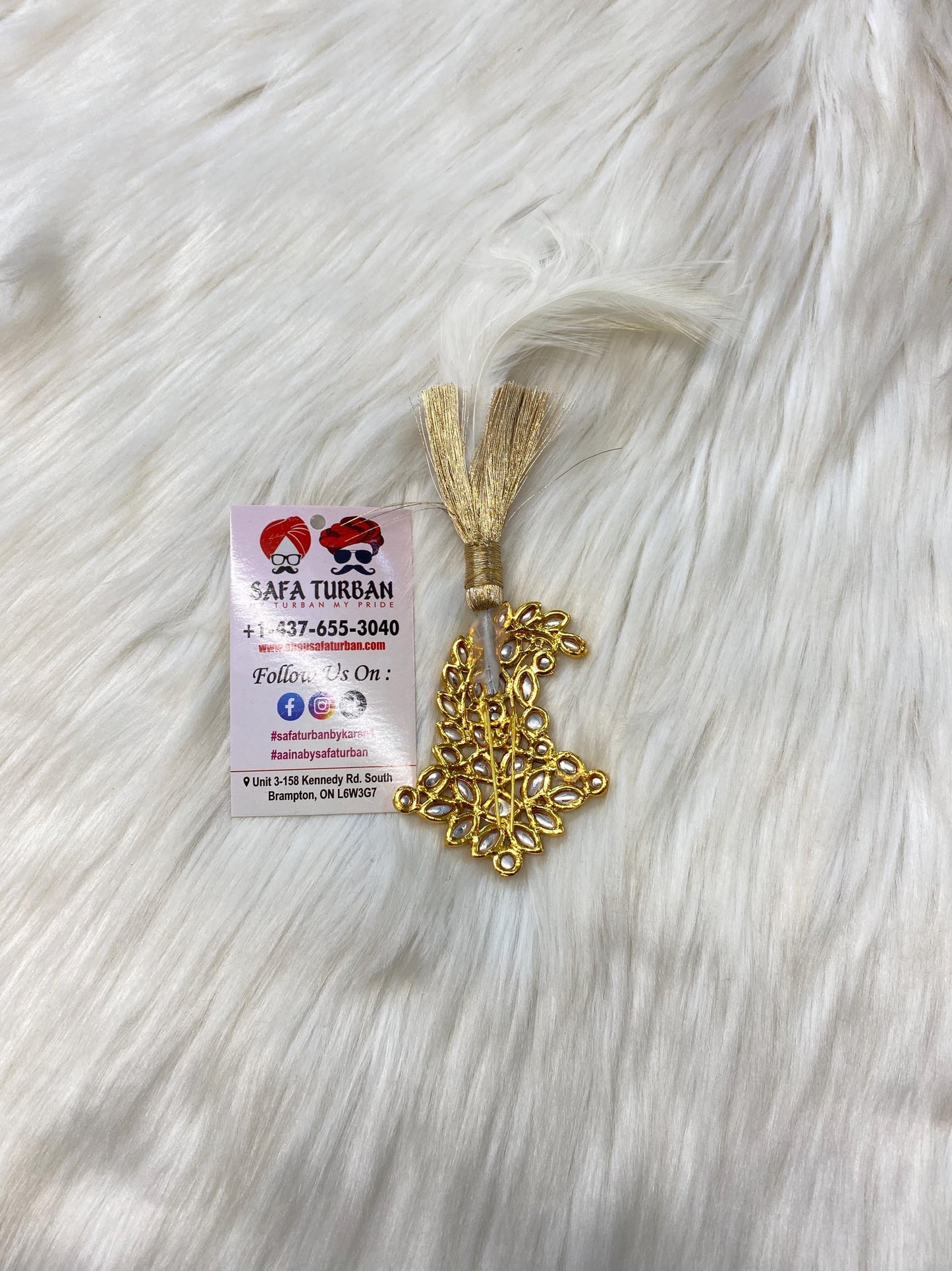 Indian Groom Wedding Accessories-  Kalangi/Kalgi for Men's Safa/Groom Pagdi