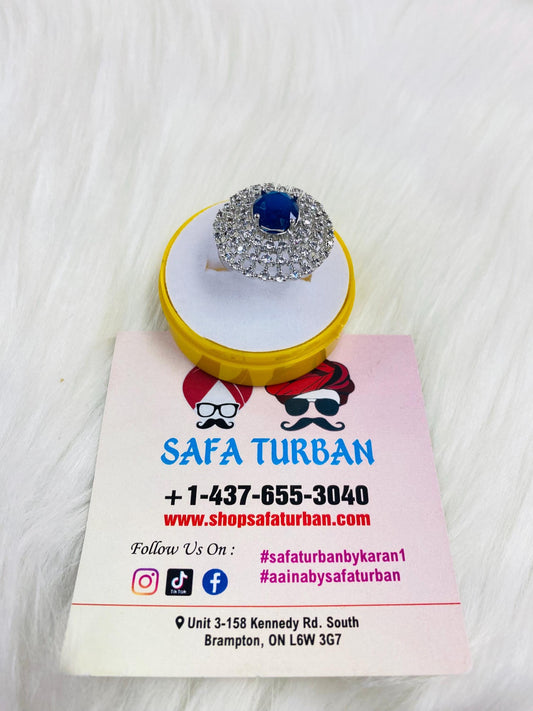 American Diamond Look/Artificial Silver Ring For Women and Girls