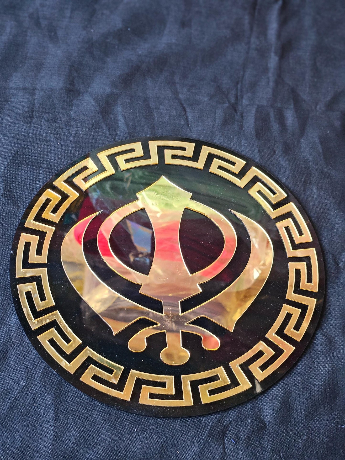 Wall hanging I Khanda /Ek Omkar Wall Decor I Acrylic Wall Hanging | Door Hanging | Home Decor Accessory