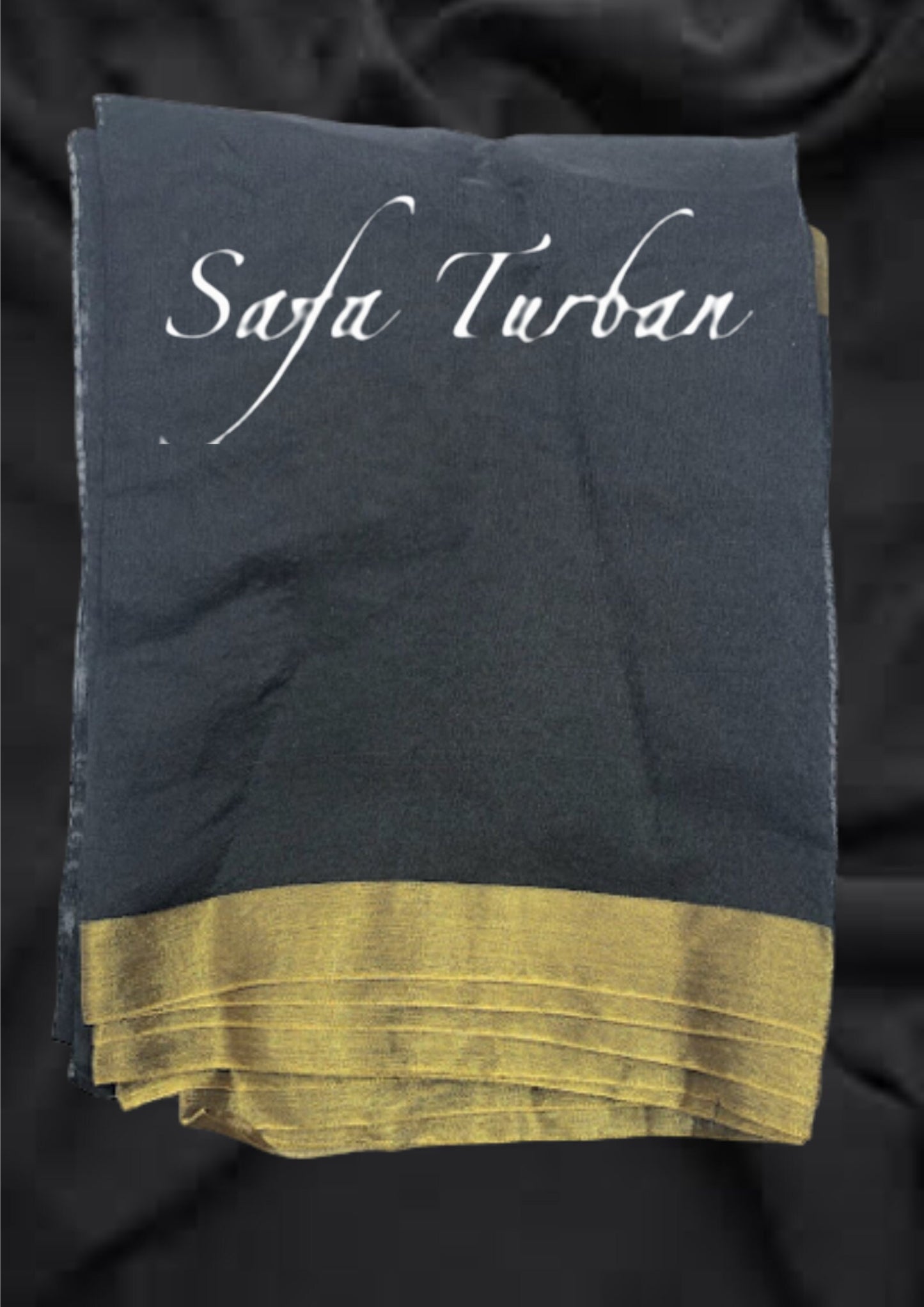 Indian Wedding- Safa Turban- Black Colour Men's Traditional Turban/Safa/Pagdi/Pheta (Cloth/fabric) for Barati/Groom/Social Occasion