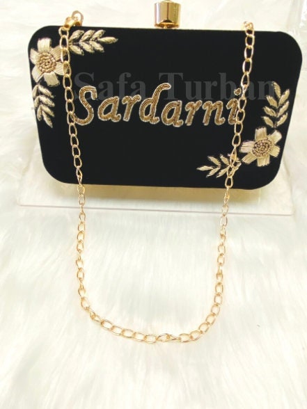 Handimade beautiful bling box clutch, clutch, wedding purse, embroidery purse, clutches, detachable chain sling strap