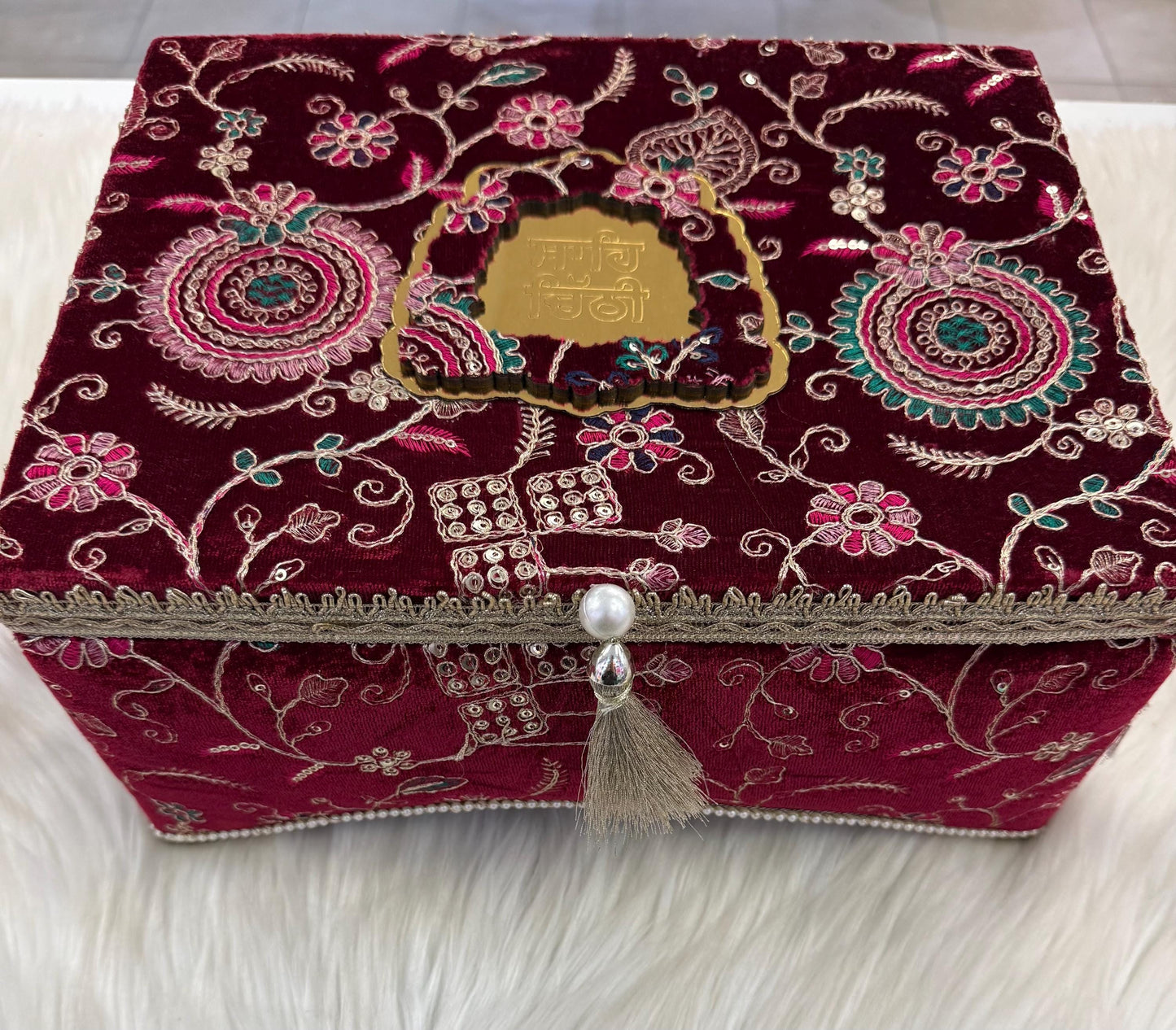 Wedding Invitation- Designer Musical Lagan Patrika/Peeli Chitthi/Shahi Chitthi for Marriage Invitation and Sagan in Punjabi (Set of 1)