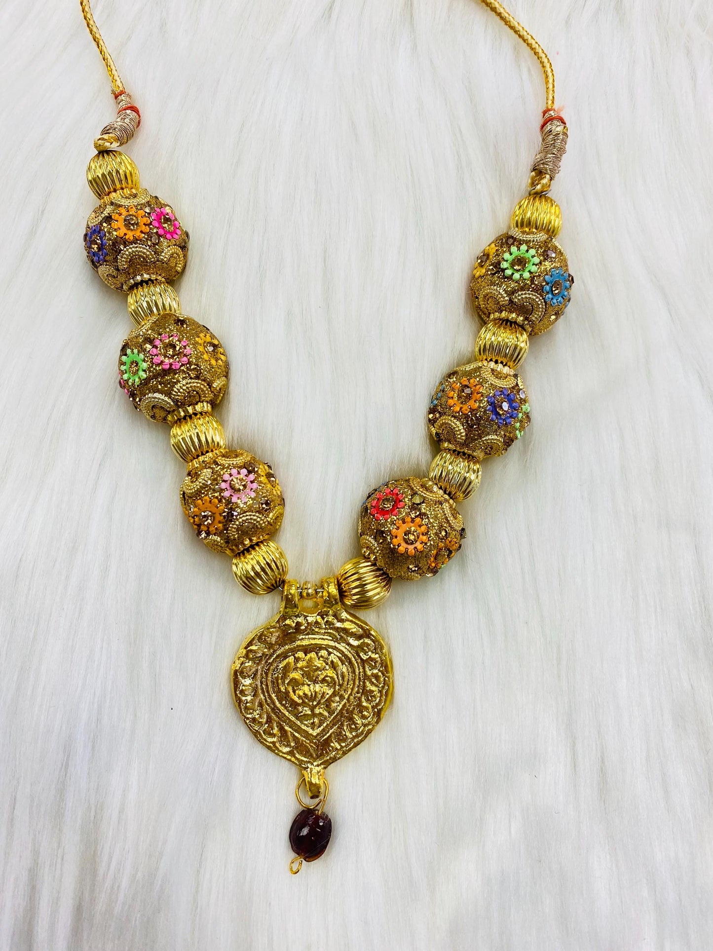 Kaintha Pendant Necklace (Punjabi Folk Cultural Bhangra/ Giddha)