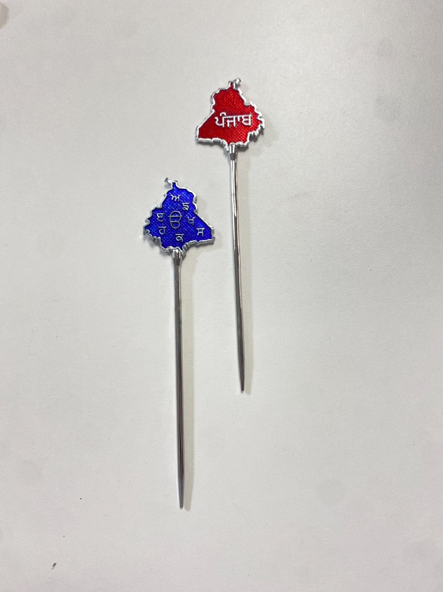 Punjab/ Gurmukhi Sikh Baaj/Salai and Pagg Pin for Turban/Patka/Dumala