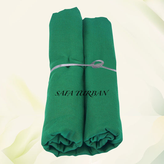 Sikh Turban- Cadmium Green (Fullvoile)- Turban Fabric- Sikh Turban Fabric