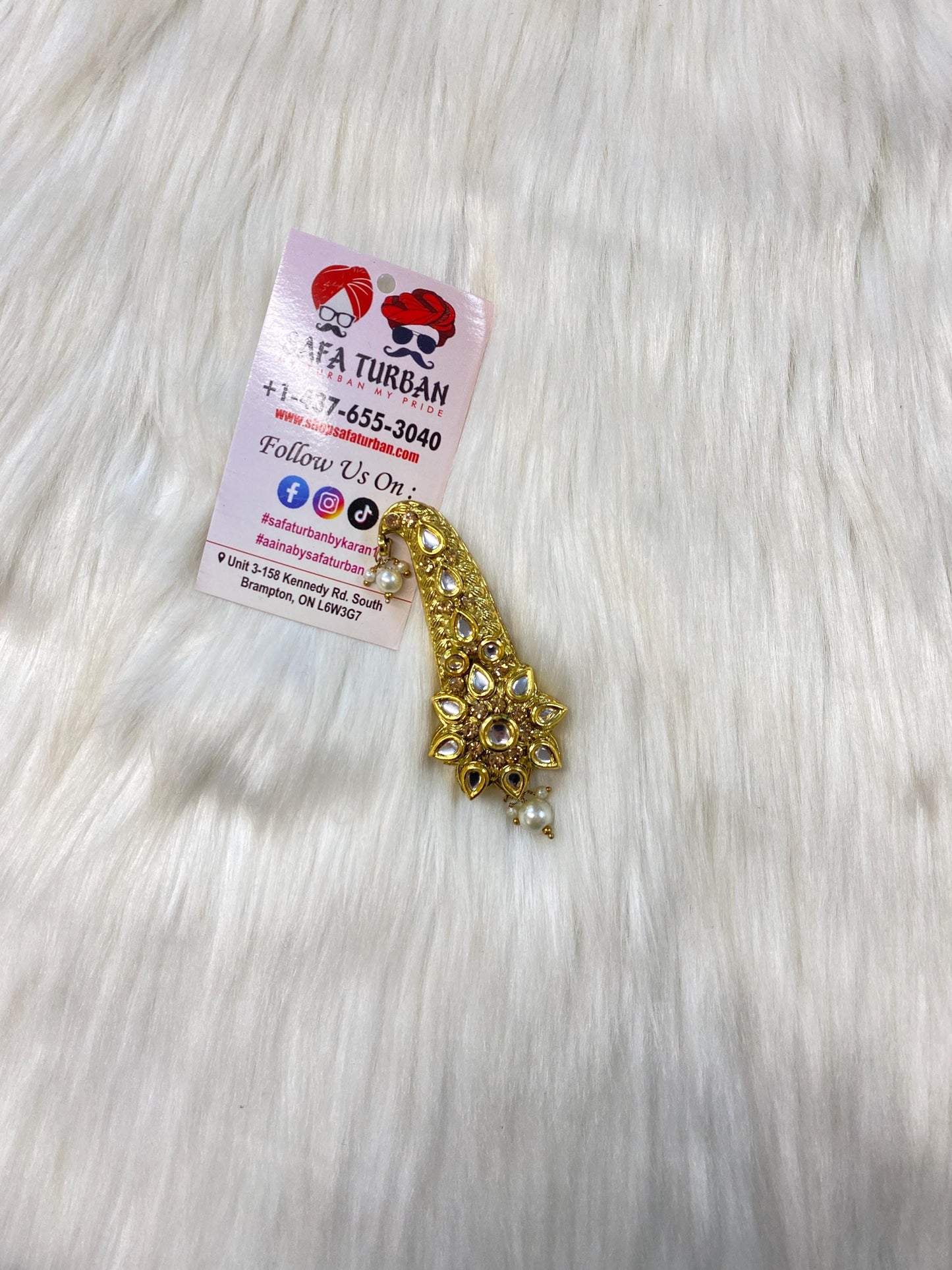 Indian Groom Wedding Accessories- Kalangi/Kalgi for Men's Safa/Groom Pagdi