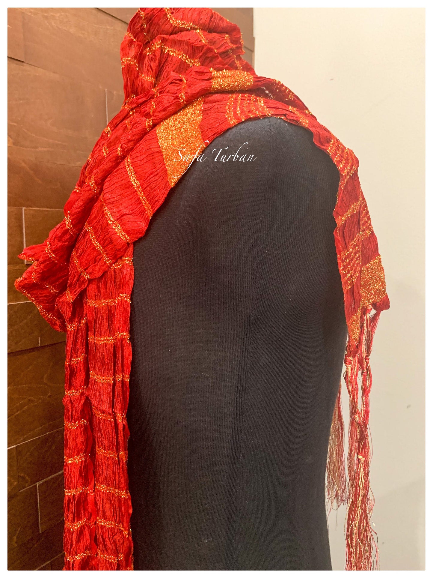 Wedding Dupatta/ Stole/ Chunni Stole for Bride/Groom Family Members to wear with Sherwani Kurta