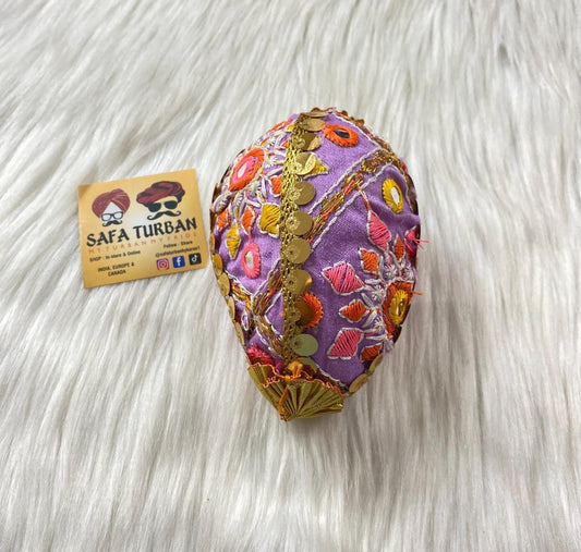 Decorated Multicolor Coconut, Shagun Nariyal for Puja, Occasion, Festivities, Wedding, Ring Ceremony, Engagement