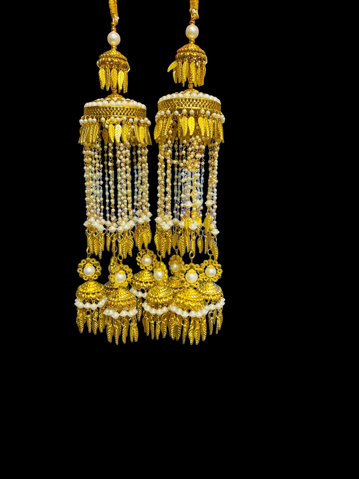 Beautiful Bridal Kaleera Traditional Big Size Kaliras for Bride & Women Hand Hanging Kalera(sold as pair)