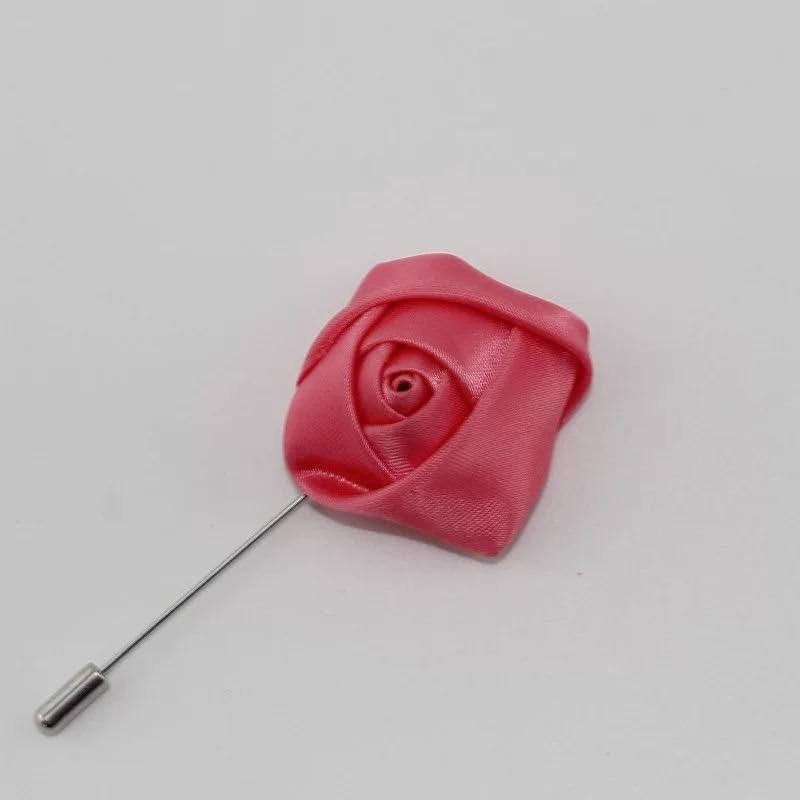 Men- Wedding Groom and Groom's men Boutonniere Pins (Silk Flowers Roses)/ Suit Accessories
