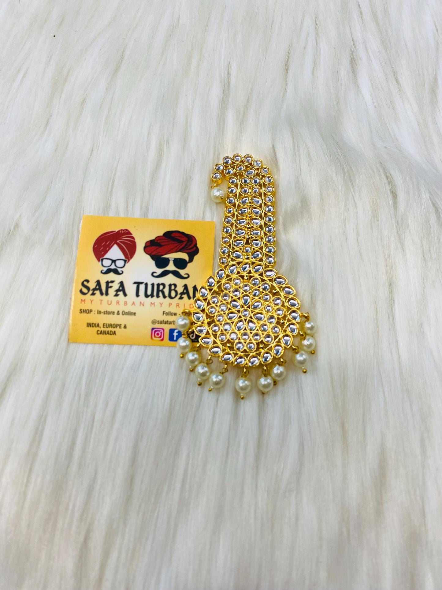 Indian Groom Wedding Accessories-  Kalangi/Kalgi for Men's Safa/Groom Pagdi