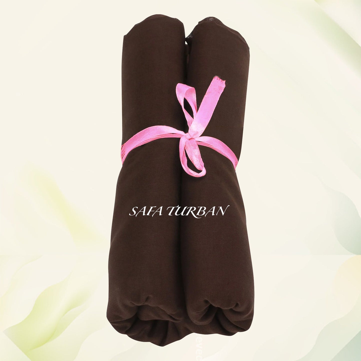 Sikh Turban- Dark Brown (Full Voile and Rubia(Medium)/Half and Half Voile), Sikh Turban, Turban Fabric