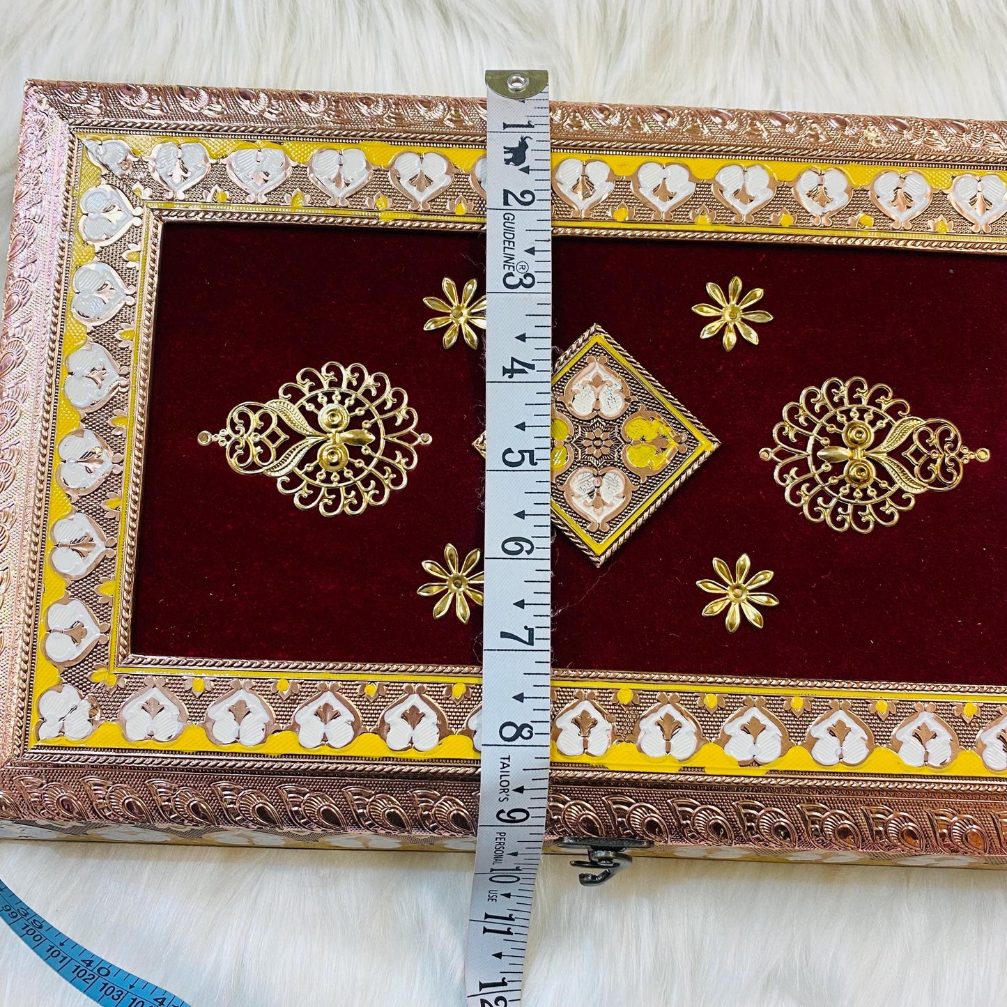 Decorative  Heavy Wooden  Handicraft Empty Dry Fruit Gift Box/Gifting Box/Wedding Box (empty box only)
