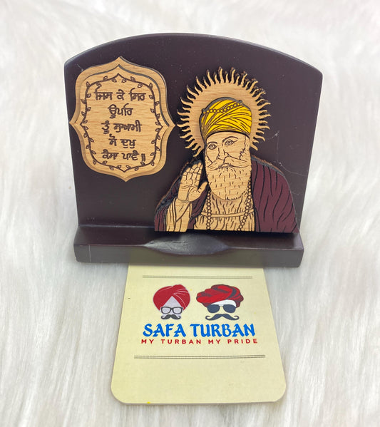 Wood Car/Truck/Office Dashboard/TableTop Display Accessories/Religious/Sikh item