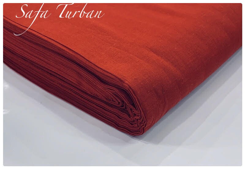 Sikh Turban- Rust (Fullvoile), Sikh Turban, Turban Fabric