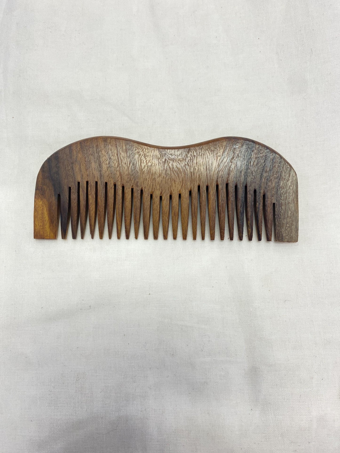 Pure Wood Comb- Wood Colour (Brown) II For Women/Men/Kids | Non-static | Eco-Friendly