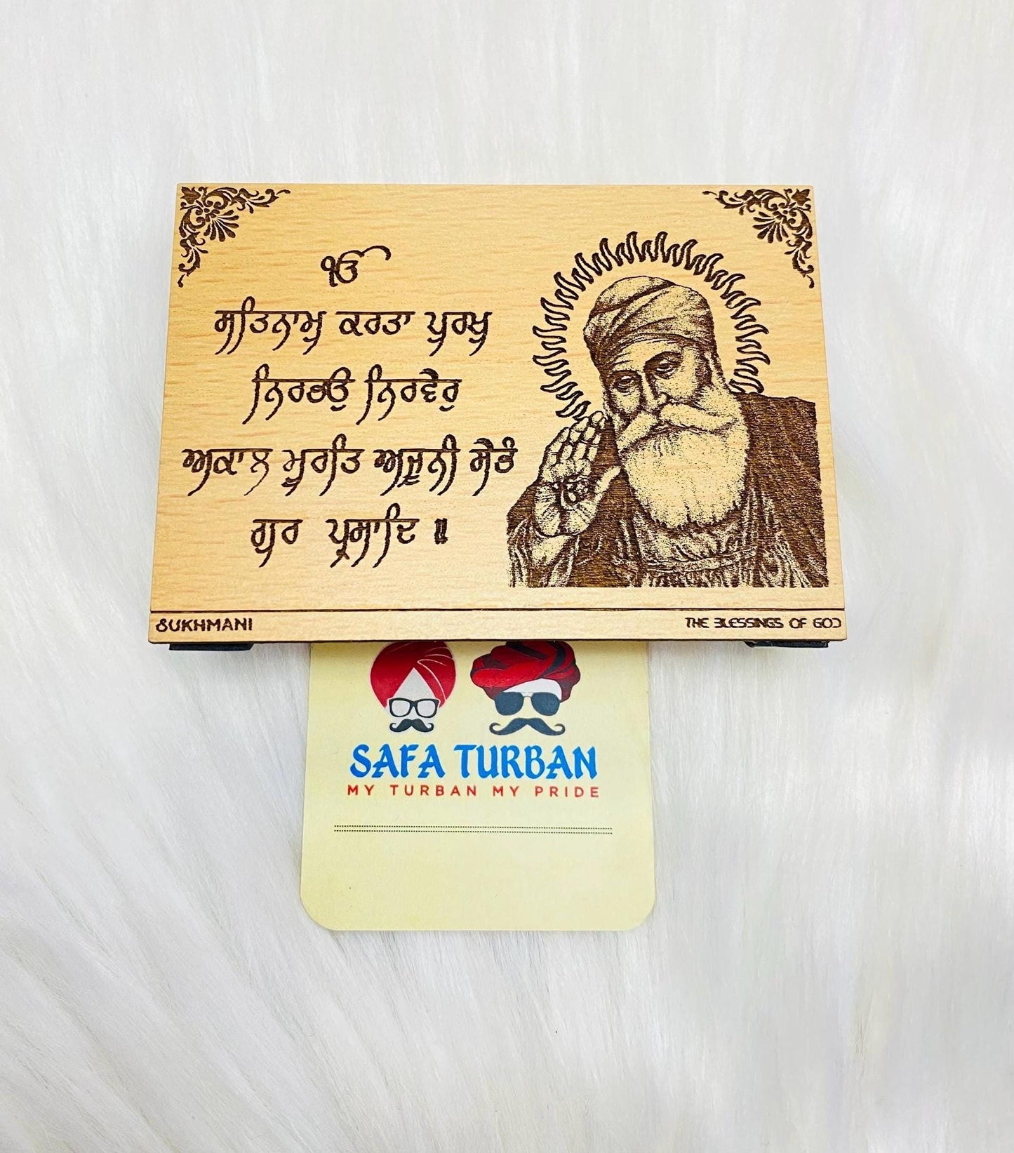 Wood Car/Truck/Office Dashboard/TableTop Display Accessories/Religious/Sikh item