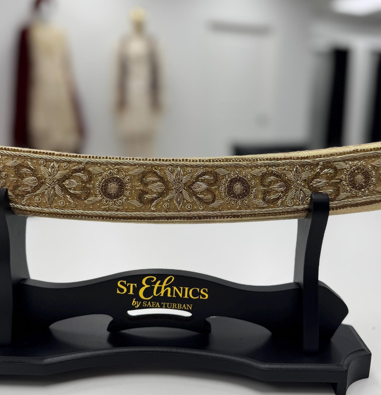 Indian Wedding Decorative Sword/Kirpan- Golden colour with golden handle/For wedding purpose/Decorated Sikh Wedding Kirpan
