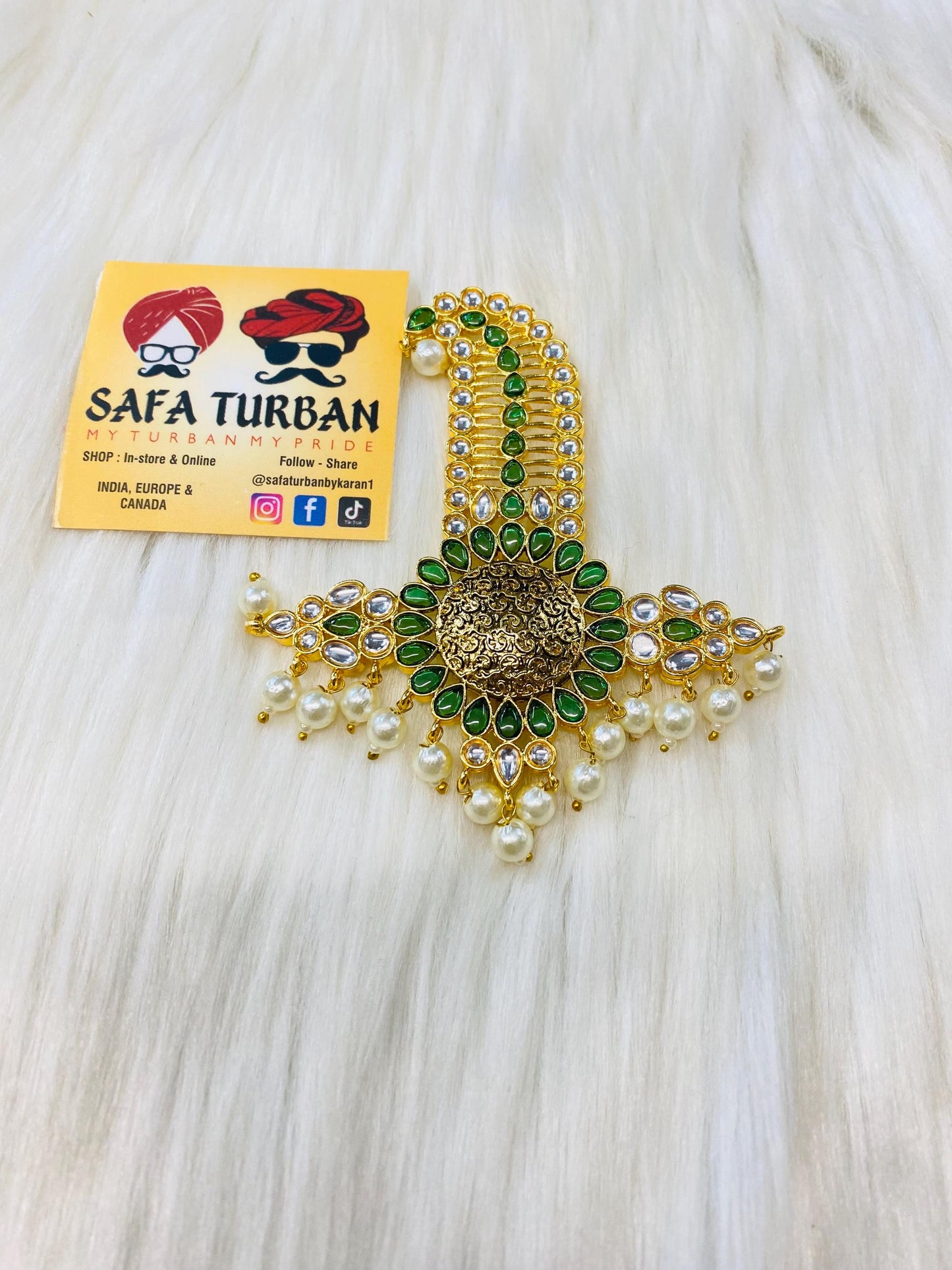 Indian Groom Wedding Accessories-  Kalangi/Kalgi for Men's Safa/Groom Pagdi