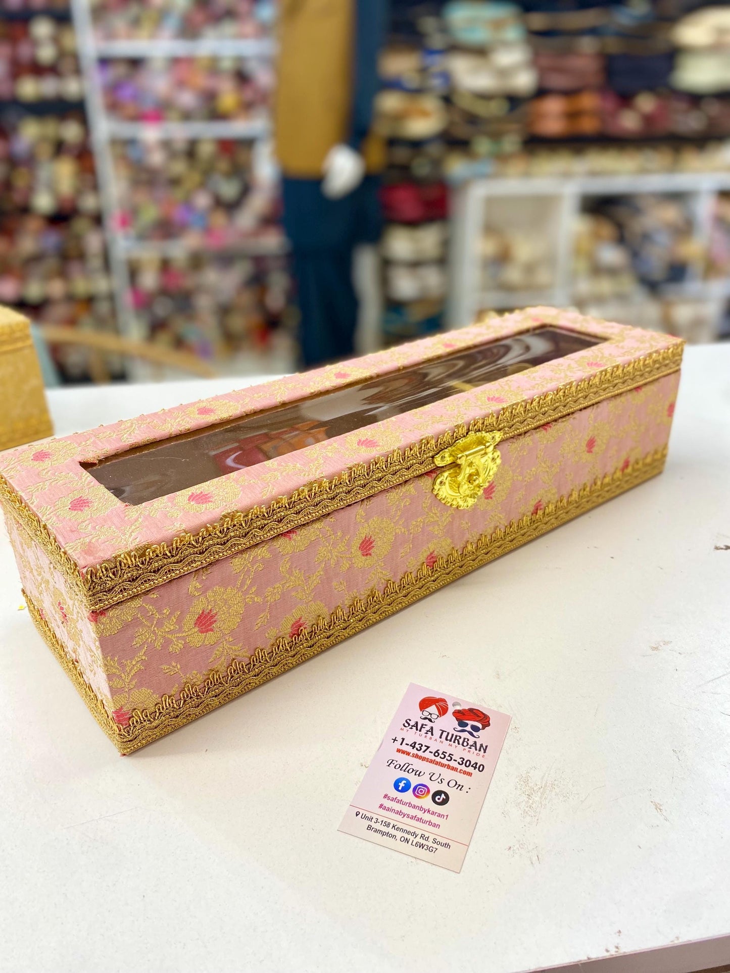 Churra /Kalira Box- Brocade handcrafted Box- Trousseau Box- Churra Kalire Box- Bridal Chura- Bridal Chuda Bangles- Bangle Storage Box