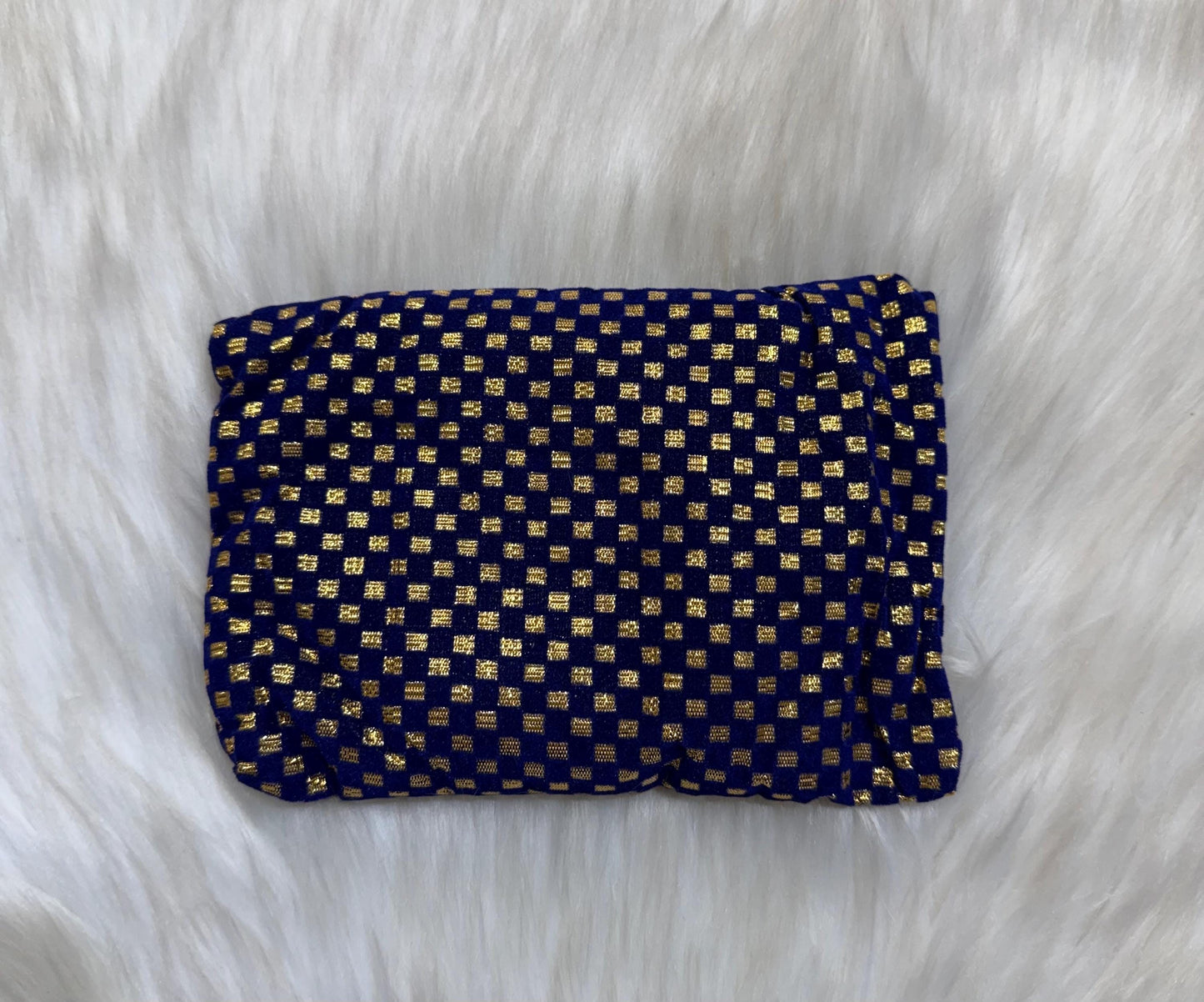 Sikhi Accessories- Gutka Sahib Velvet Cover- Holy Book Cover- Holy Book Protector cover (Blue)