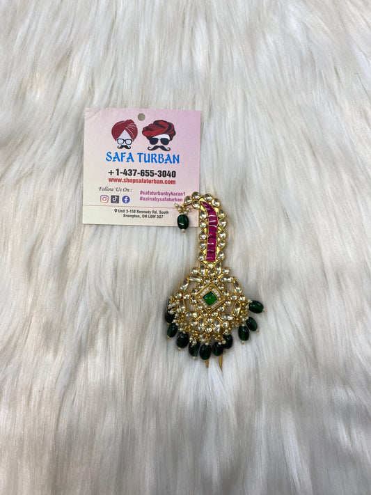 Indian Groom Wedding Accessories-  Kalangi/Kalgi for Men's Safa/Groom Pagdi