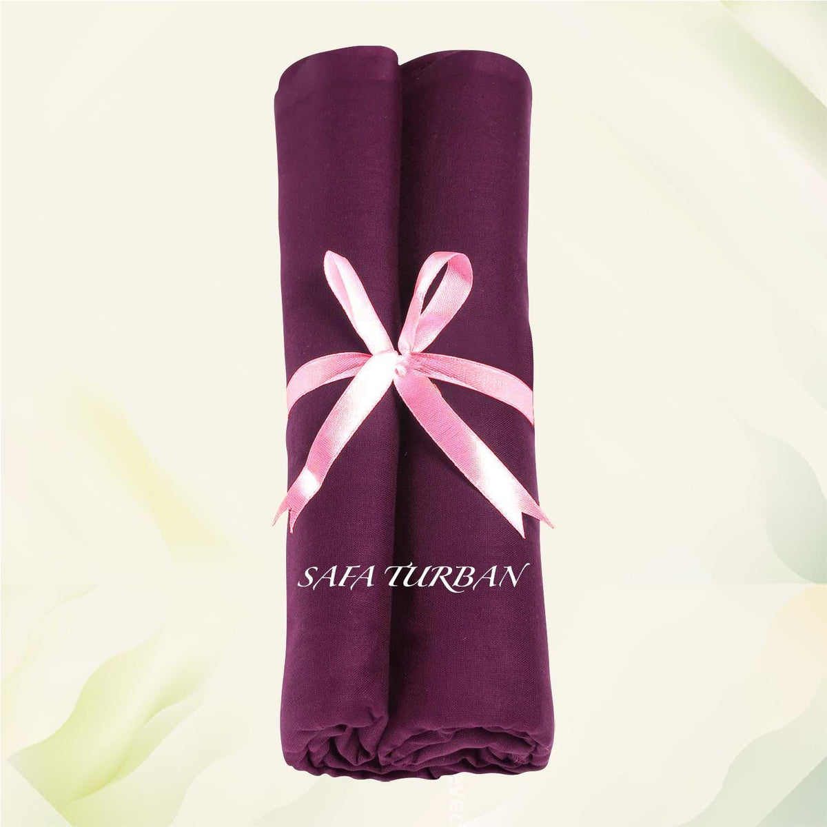 Sikh Turban- Plum Colour (Full Voile and Rubia(Medium)/Half and Half Voile)