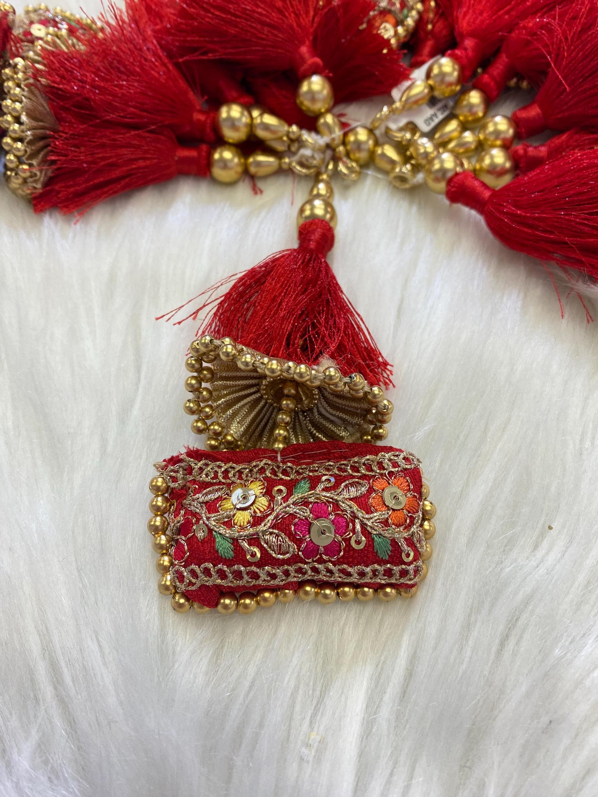 Fashion Handmade Latkan, Stylish Heavy Long for Lehenga, Chunni Border, Hanging Latkan for Lehenga, Handmade Pillow Shaped latkan