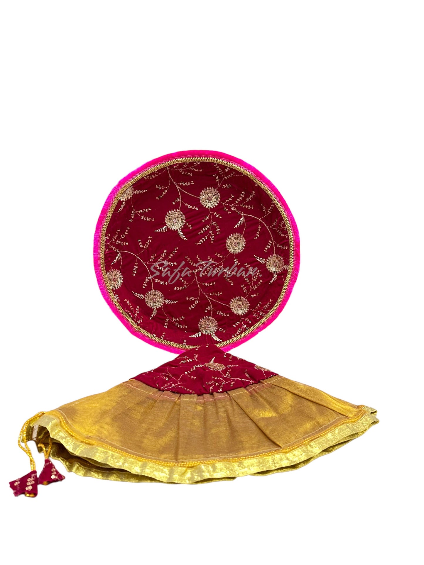 Decorative Plate/Thalli + Potli/Lap Cover