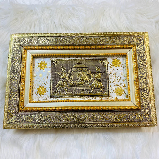Decorative  Heavy Wooden  Handicraft Empty Dry Fruit Gift Box/Gifting Box/Wedding Box (empty box only)