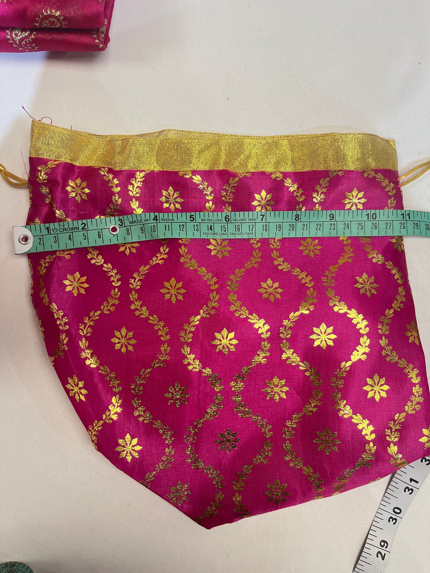 Indian Wedding- Large Size Desi Mithai/ Bhaji/Ladoo Bag- Potli Bag for Return Gifts Wedding II Sweets Bag Gift II