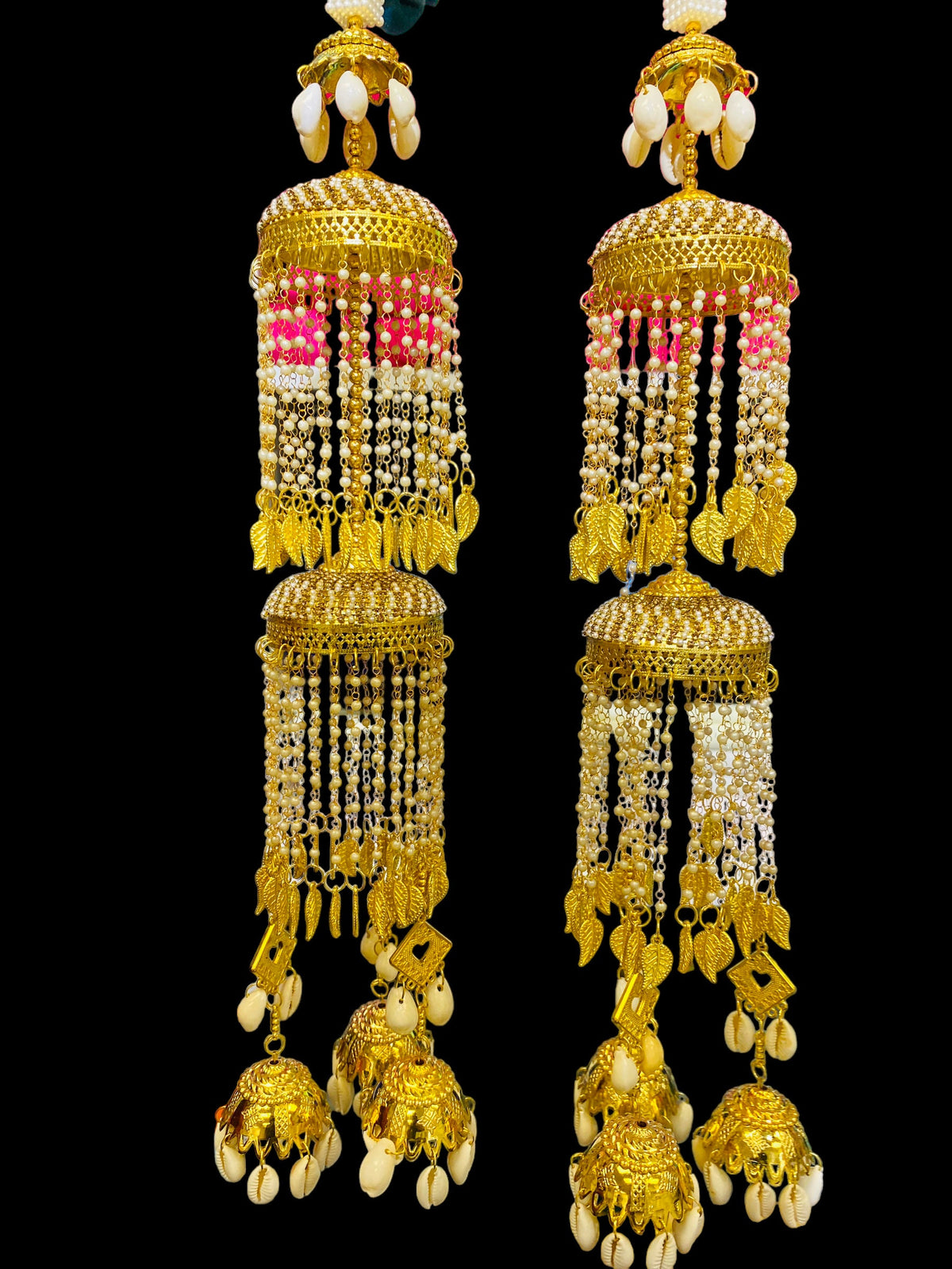 Beautiful Bridal Kaleera Traditional Big Size Kaliras for Bride & Women Hand Hanging Kalera(sold as pair)