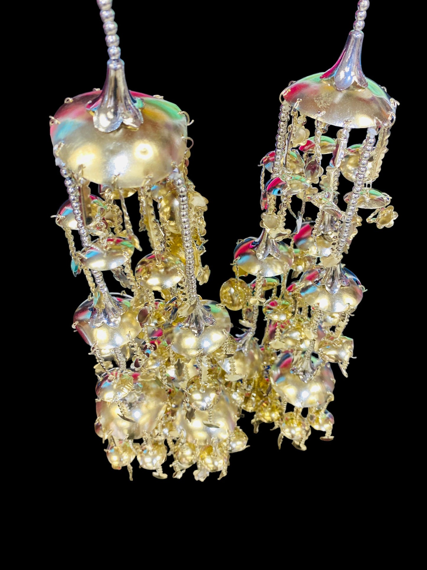 Beautiful Bridal Kaleera Traditional Big Size Kaliras for Bride & Women Hand Hanging Kalera(sold as pair)