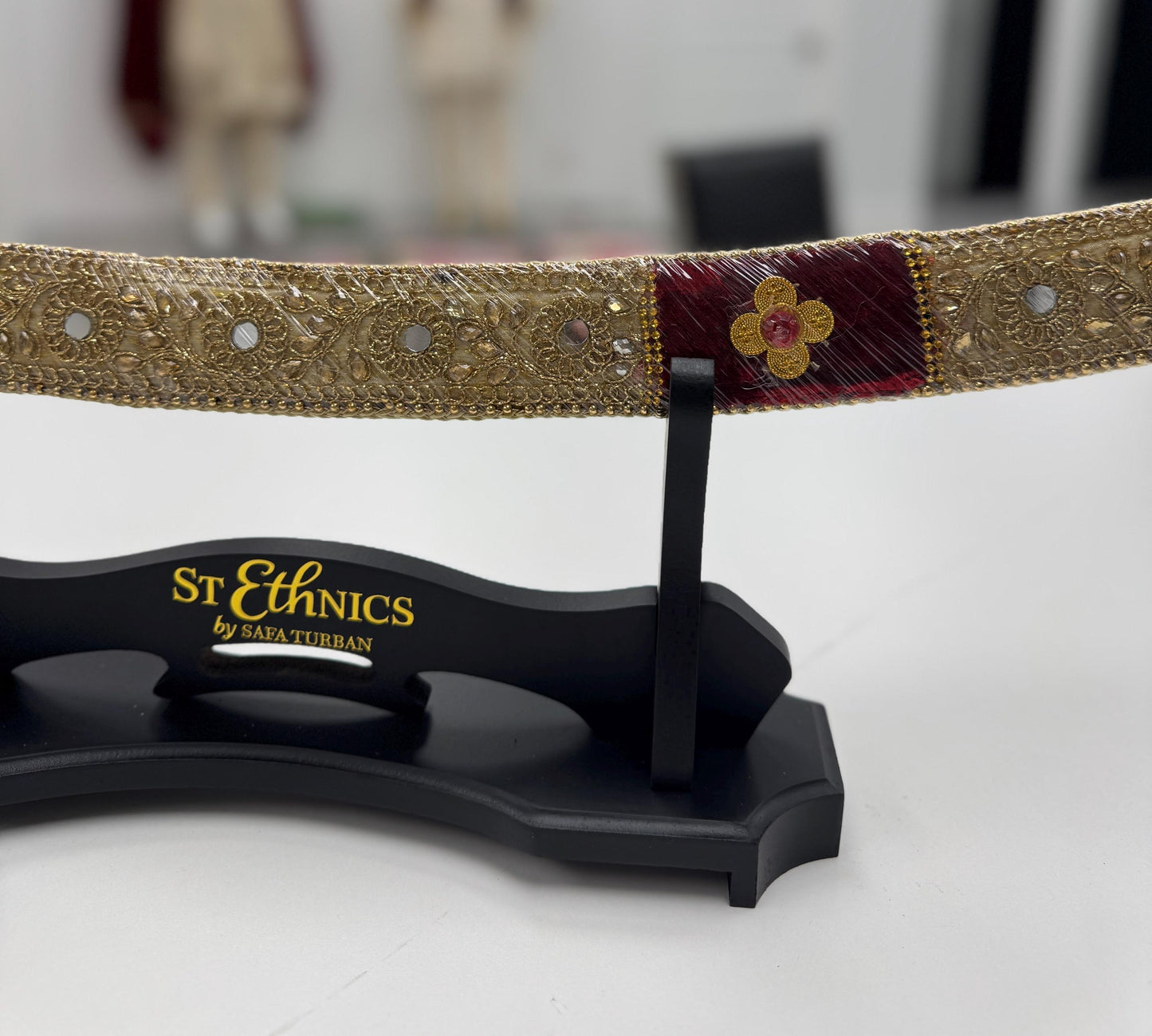 Indian Wedding Decorative Sword/Kirpan- Golden colour with golden handle/For wedding purpose/Decorated Sikh Wedding Kirpan