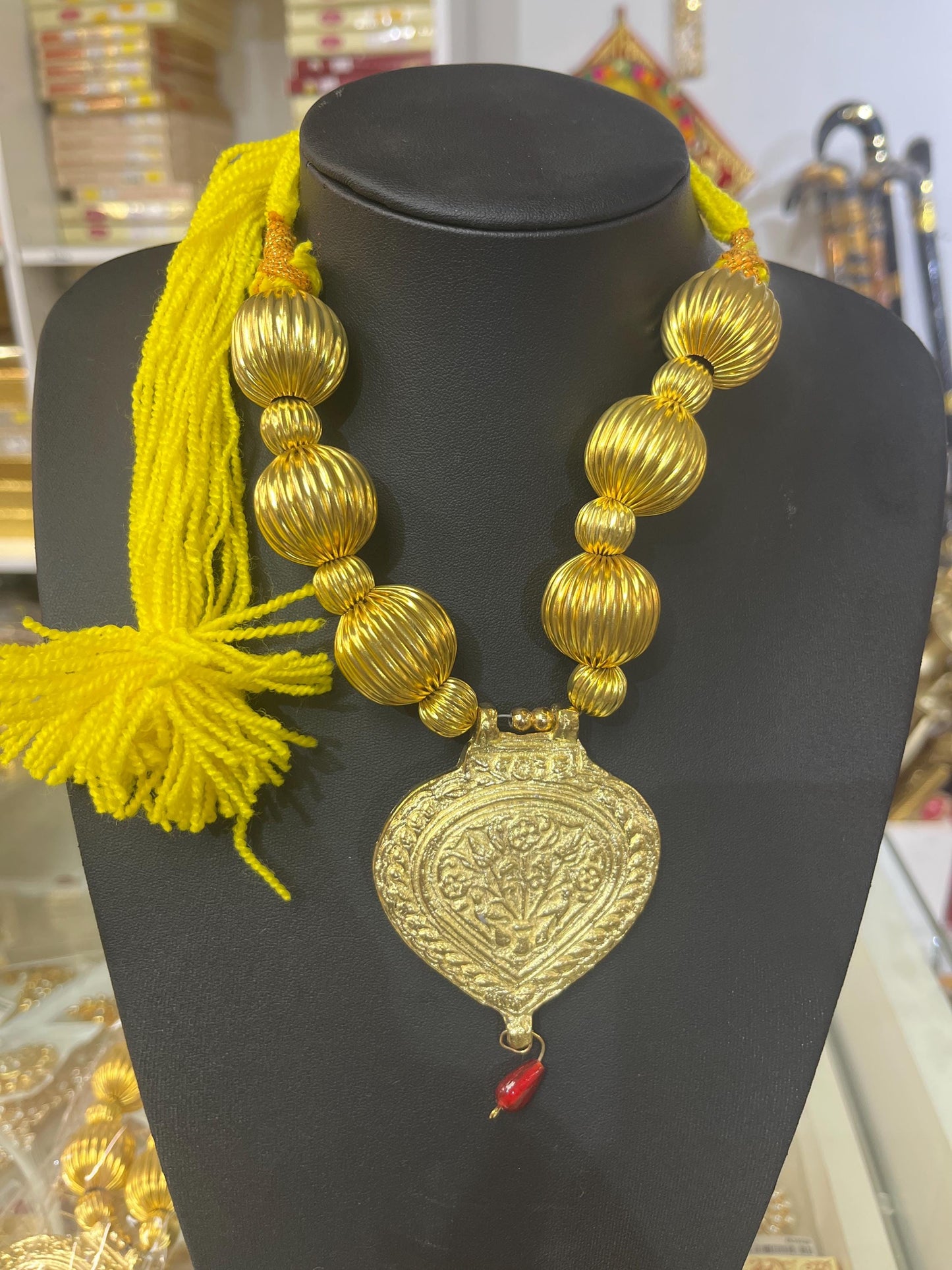 Kaintha Pendant Necklace (Punjabi Folk Cultural Bhangra/ Giddha)