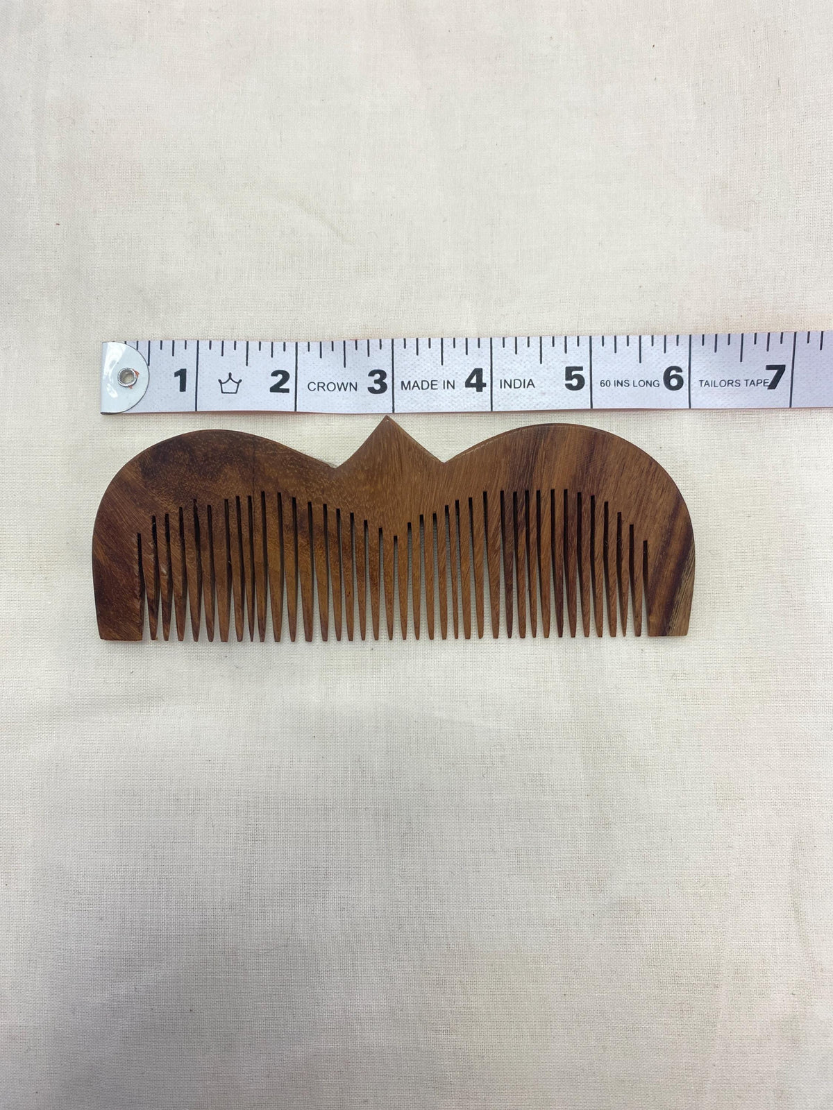 Pure Wood Comb- Wood Colour (Brown) II For Women/Men/Kids | Non-static | Eco-Friendly