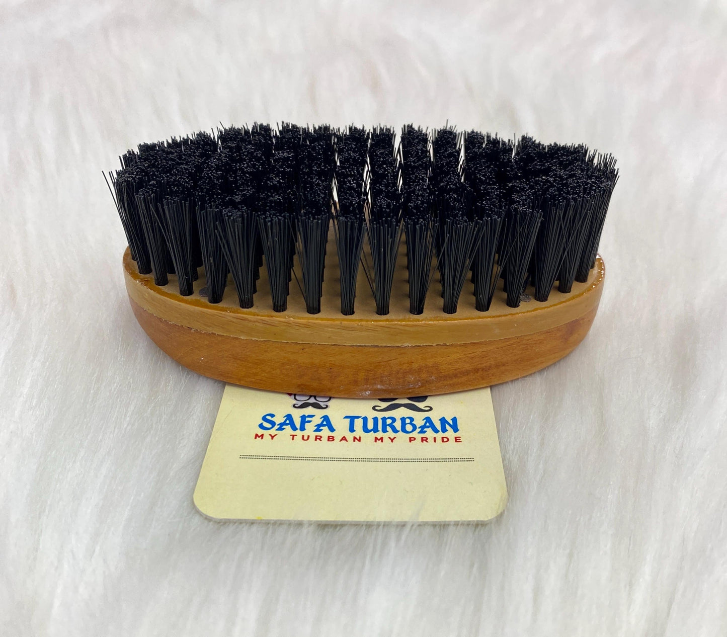 Wood Brush-Wood Colour (Brown) II For Beard| Non-static | Eco-Friendly