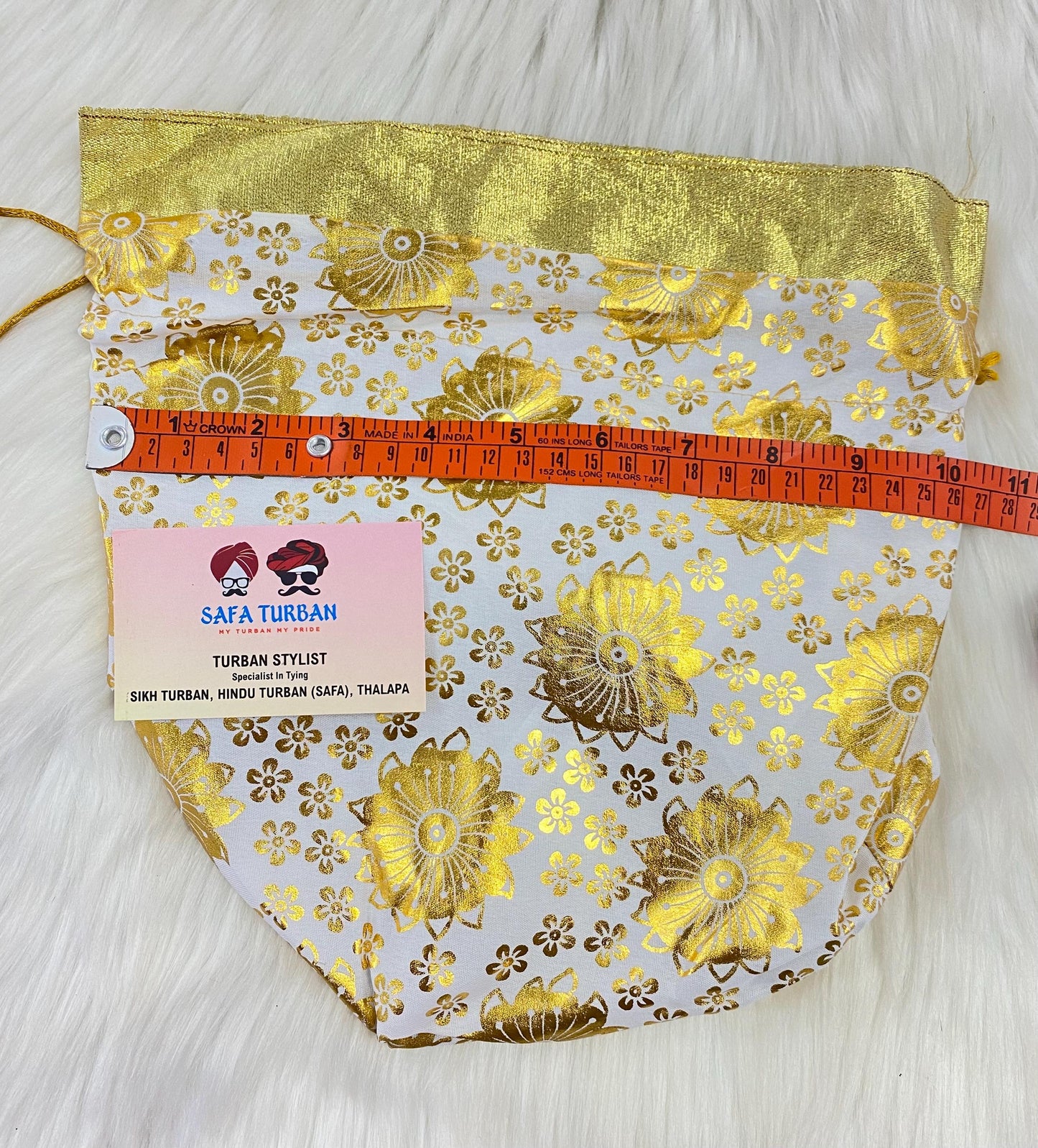 Indian Wedding- Large/Medium Size Desi Mithai/ Bhaji/Ladoo Bag- Potli Bag for Return Gifts Wedding II Sweets Bag Gift II