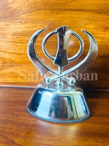 Khanda- Car Dashboard Showpiece, Idol Statue for Mandir, Office & Home Décor