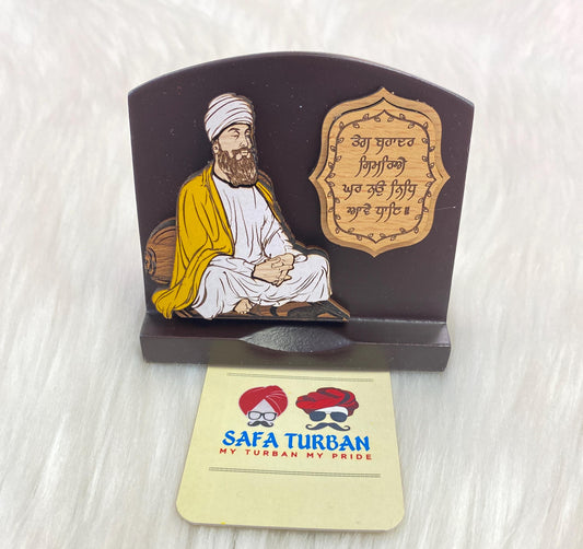 Wood Car/Truck/Office Dashboard/TableTop Display Accessories/Religious/Sikh item