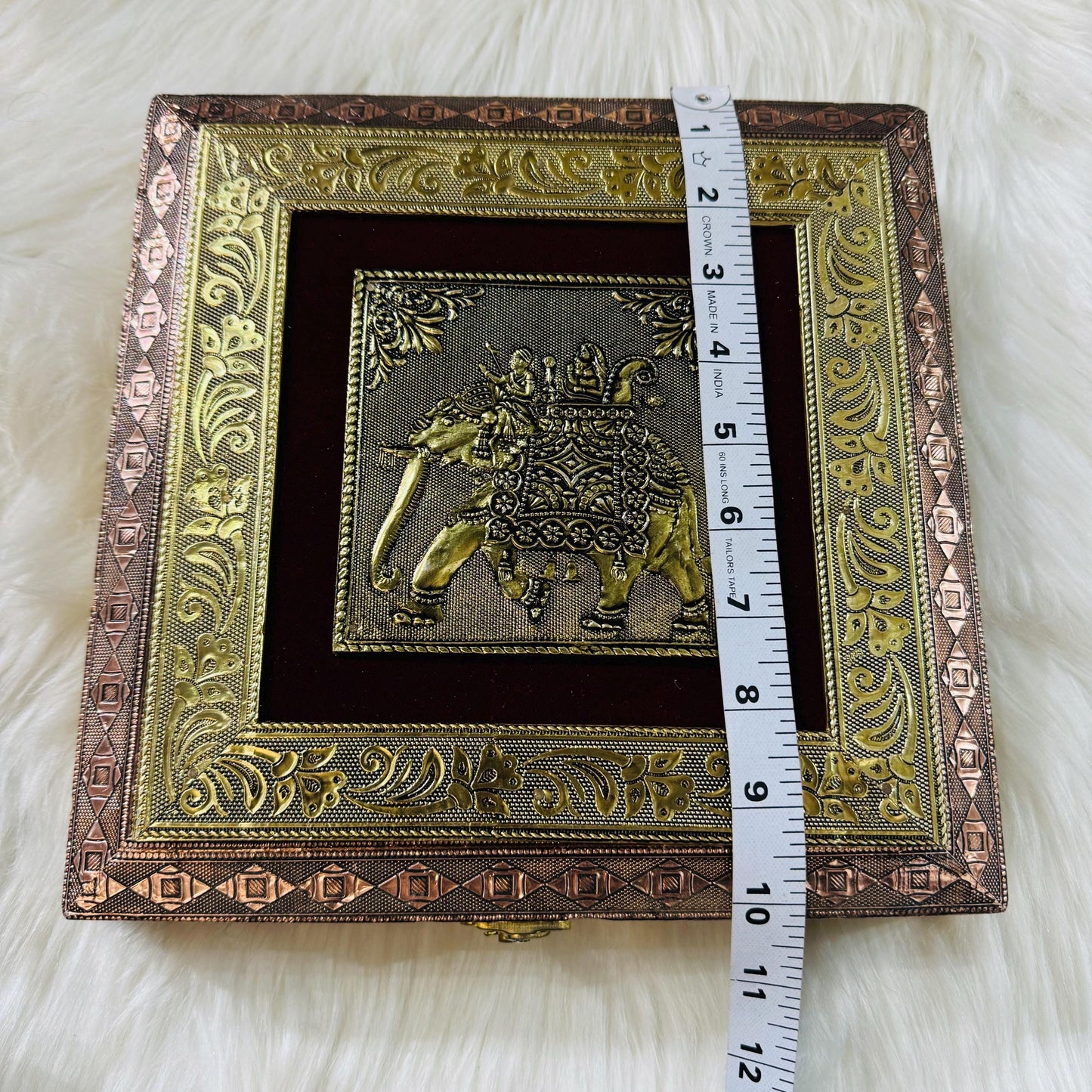 Decorative  Heavy Wooden  Handicraft Empty Dry Fruit Gift Box/Gifting Box/Wedding Box/four section