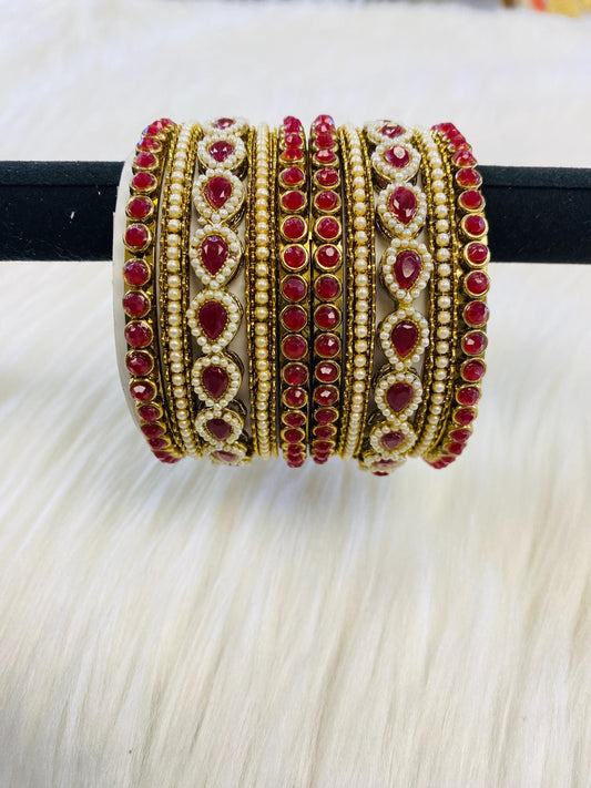 Bangles- Metal Bangles/Wedding bangles/Kada bangles /Stone bangles (B)