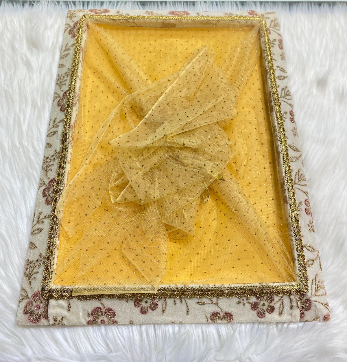 Decorative Wedding Tray/Trousseau Tray/Gifting Tray/Packing Tray