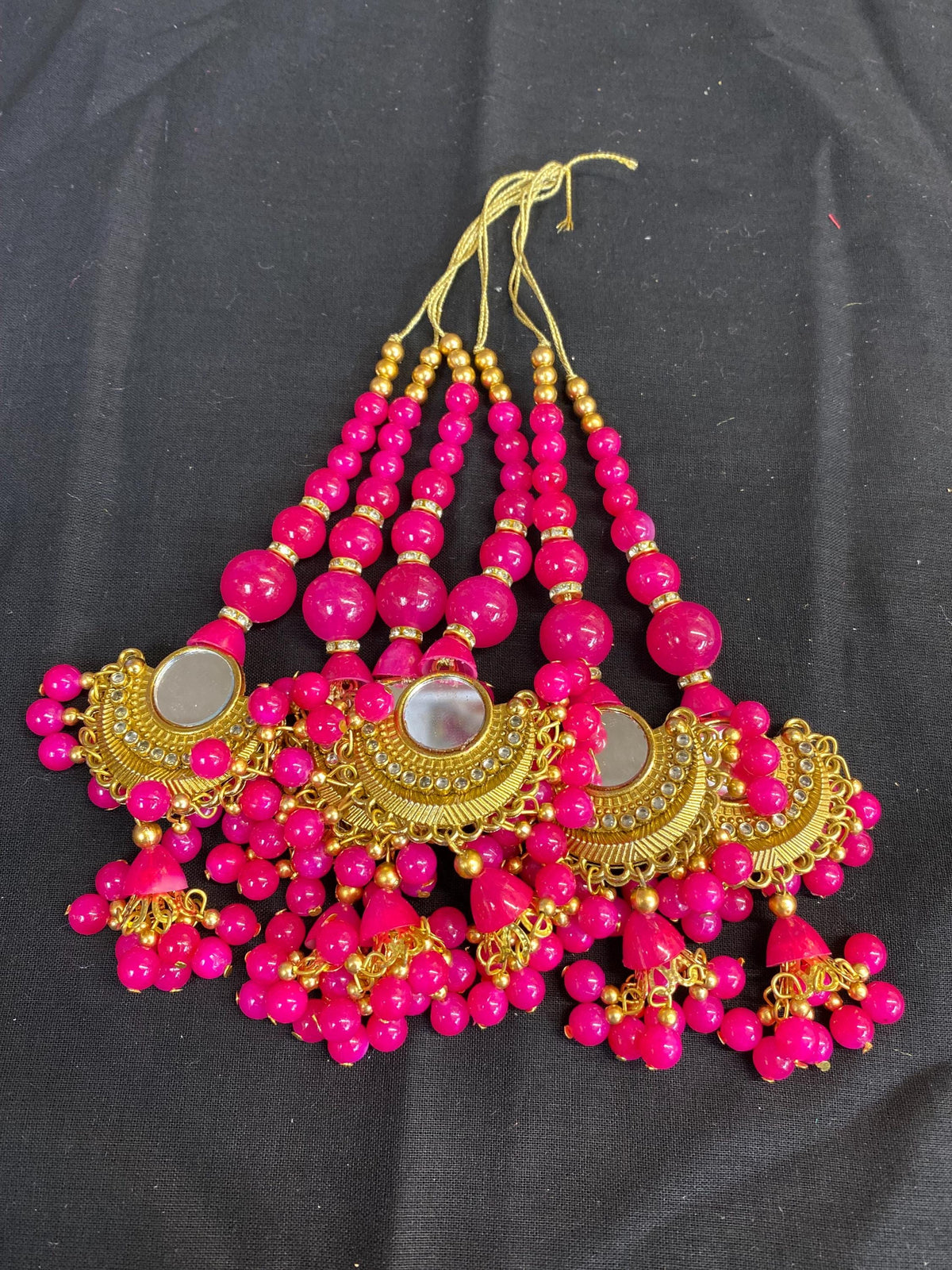 Fashion Handmade Latkan, Stylish Heavy Long for Lehenga, Chunni Border, Hanging Latkan for Lehenga, Handmade Pillow Shaped latkan